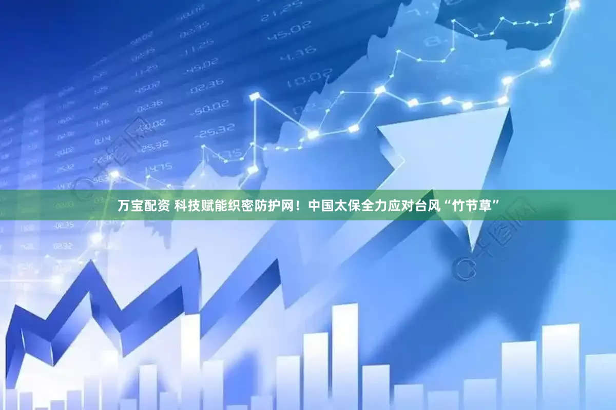 万宝配资 科技赋能织密防护网！中国太保全力应对台风“竹节草”