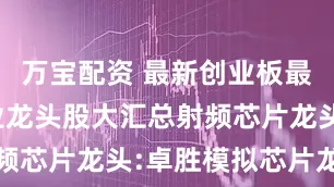 万宝配资 最新创业板最具潜力行业龙头股大汇总射频芯片龙头:卓胜模拟芯片龙头